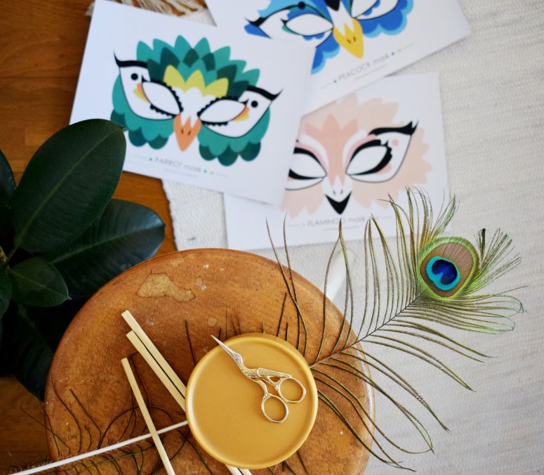 PAON PERROQUET FLAMANT by Sofyaa 1