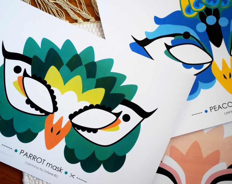 PAON PERROQUET FLAMANT by Sofyaa 5